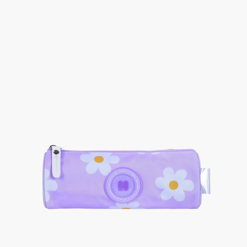 PAUSE Floral Print Pencil Pouch for Girls